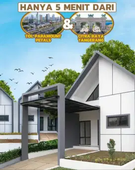 Rumah tanpa dp 1 juta langsung akad nempel lippo karawaci