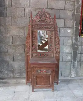 Meja Rias Jati Original/Bufet/Tualet/Tolet Jadul/Meja Rias Lawas