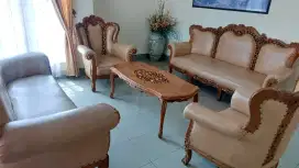 Kursi sofa jepara 1 set meja