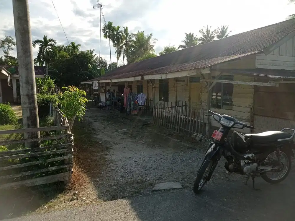 Jual cepat tanah beserta bangunan dekat dengan jalan