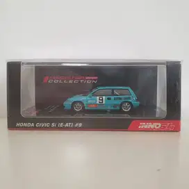 Inno64 Honda Civic Si #9 1/64 (Wonder, E-AT, Leyton, Macau, Diecast)