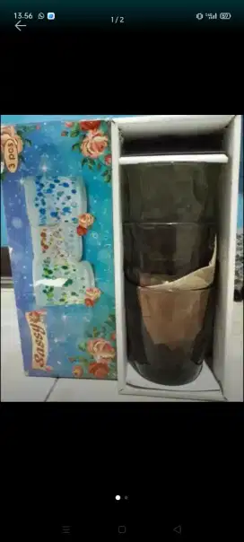 Gelas isi 3 pcs barang Baru yaa gan