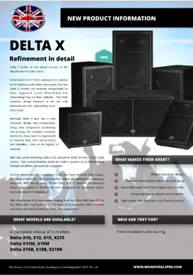 Speaker karaoke professional delta audio