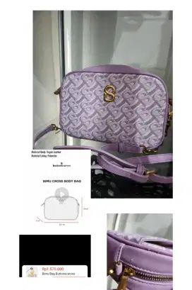 Tas Buttonscraves , Purple , BS , Bimu cross series