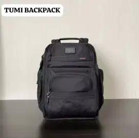 Net price Tas Tumi Alpha 3 Brief New Backpack Hitam Tas ransel pria