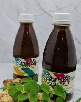 Paket Sirup Daun Kelor dan Temulawak 550ml