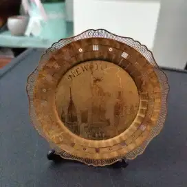 Pajangan piring souvenir New york
