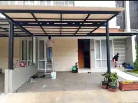 Kanopi baja ringan atap alderon single layer
