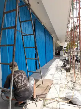 Folding gate rolling door murah berkualitas