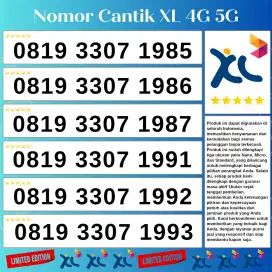 Nomor Cantik Kartu Perdana XL 4G 5G nomer xl cantik nocan xl tahun