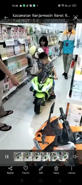 Ninja aki hijau anak