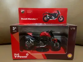 Diecast Ducati Monster + Shell V-Power edisi 2024