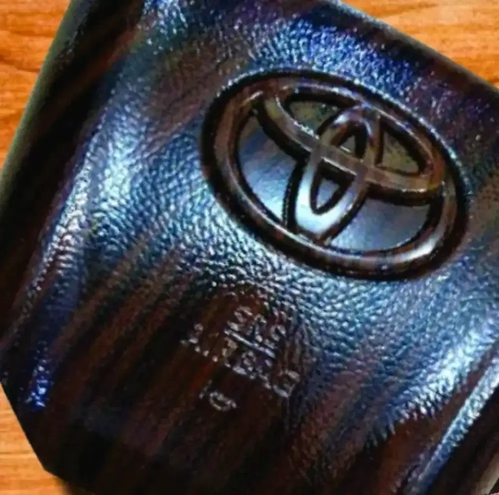 Cover airbag stir Innova reborn motif kayu