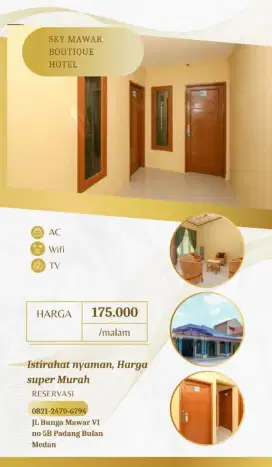 Kost Harian, Bulanan, Penginapan, guest House, Hotel