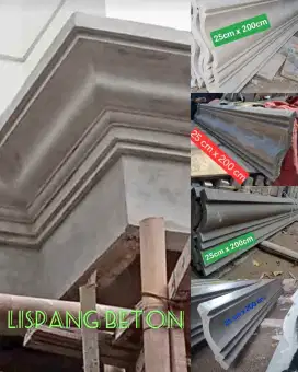 Lispang beton tempel