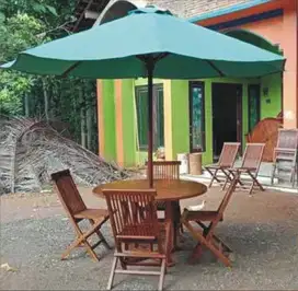 Meja Tenda Payung Kursi Kedai