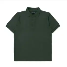 Kaos Polo Pria Premium CVC Pique Army Blank Apparel