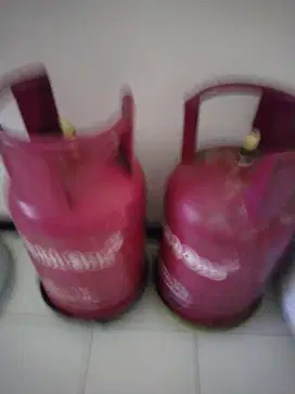 TABUNG ELPIJI 12 KG WARNA PINK ada 2 tabung kosong harga Rp. 800.000
