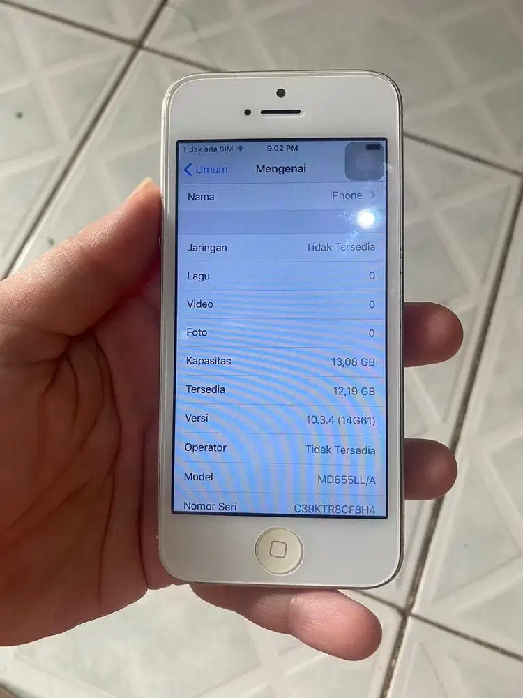 Iphone 5 16gb silver