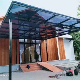kanopi baja ringan atap sollartuff transparan