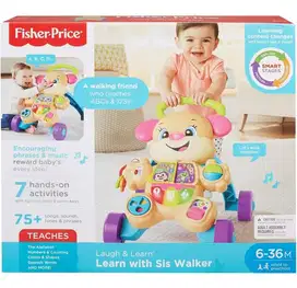 Fisher-Price Laugh & Learn Smart Stages Learn with Sis Walker Pink