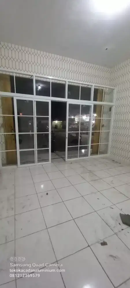 Pintu dobel dan singgel sleding aluminium