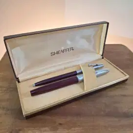 Sheaffer Ballpoint Fountain Pen Pulpen Austria Vintage Antik Jadul