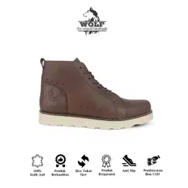 Sepatu pria sepatu boot wolf basenji