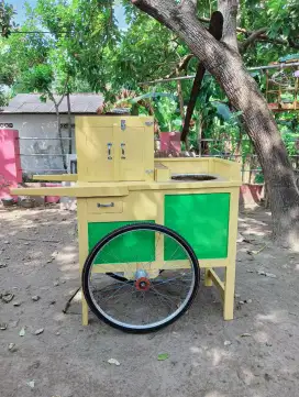 Gerobak Cilok Kuning GRATIS ONGKIR