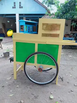 Gerobak Cilok Kuning GRATIS ONGKIR