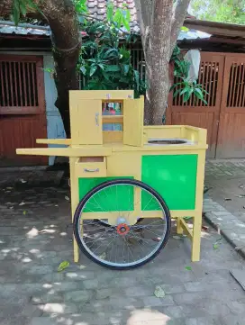 Gerobak Cilok Kuning GRATIS ONGKIR
