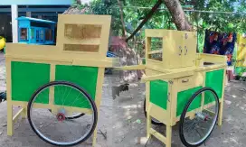 Gerobak Cilok Kuning GRATIS ONGKIR