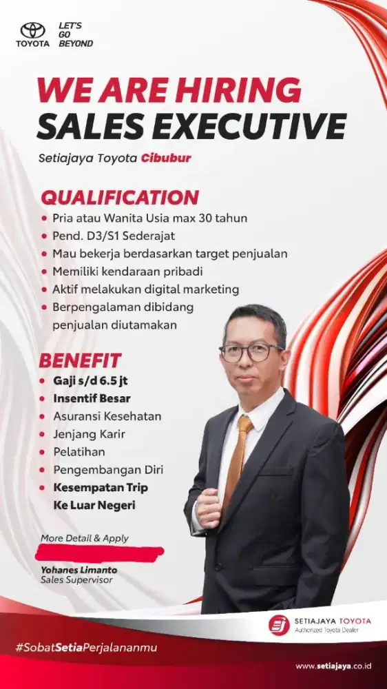 Lowongan Marketing Toyota