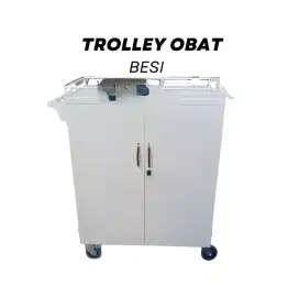 Troli Obat Besi | Lemari Tempat Penyimpanan Obat