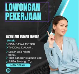lowongan ART sehat jasmani rohani