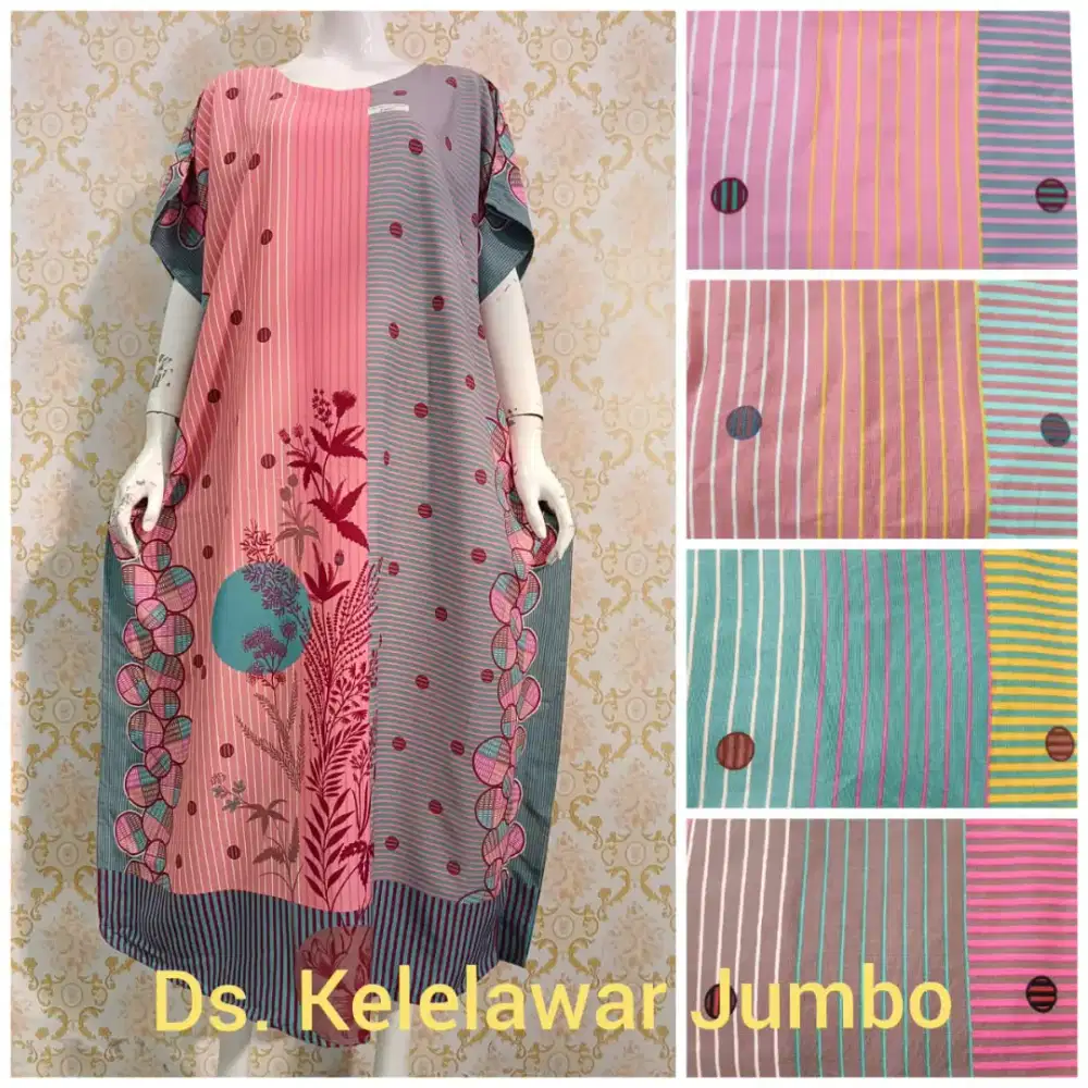 Baju Daster Kelelawar Jumbo HAP Bahan Lembut
