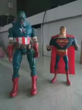 Action figure marvel superman batman antman capten amerika
