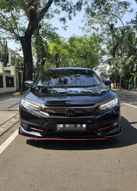 Honda Civic Turbo 1.5 ES AT Hitam 2017 Kilometer 51.089