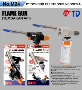 Flame gun Tembak api gas