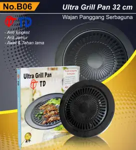 Ultra Grill Pan 32cm Bulat
Panggangan daging bbq ayce