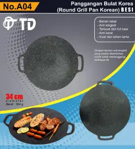 Panggangan Bulat Korea 34cm
Bbq daging ayce