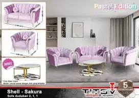 Sofa Titov palembang tipe shell unik