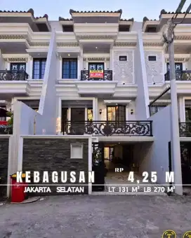 Rumah Mewah Baru + Private Pool Di Kebagusan, Jakarta Selatan..