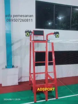 Kursi wasit lengkap dengan apan skor