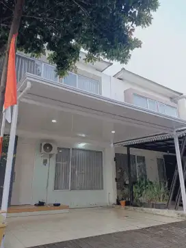 Canopy minimalis premium atap alderon rs plafon pvc talang airlengkap