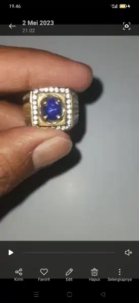 Natural Royal/Vivid Blue Sapphire, Round Cut, noheat