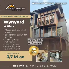 WYNYARD hiera bsd city perdana launching type 9 full marmer dekat tol
