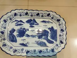 Piring Antik pajangan pemandangan