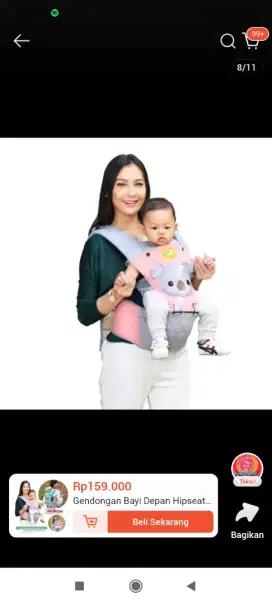 Jual gendongan bayi