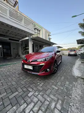 Toyota Yaris S TRD 2019 7 airbag Cvt At merah mulus no minus terawat